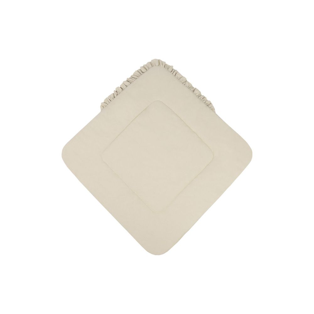 ROŻEK BAWEŁNA ROSE BEIGE 75X75