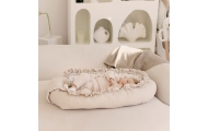 KOKONAS IŠ MEDVILNĖS, ROSE BEIGE, 80X45-Miegui, Lopšiukai-e-vaikas