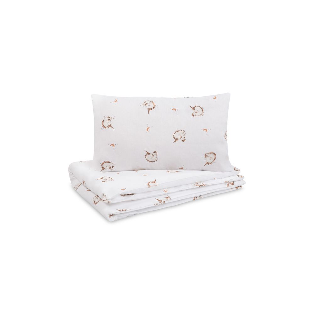 KOMPLET POŚCIELI 2 EL. BAWEŁNA UNICORN BEIGE 100X135