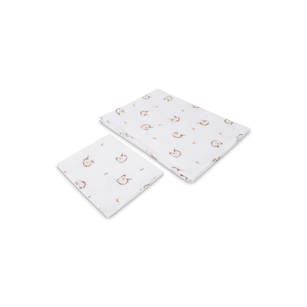 KOMPLET POŚCIELI 2 EL. BAWEŁNA UNICORN BEIGE 100X135
