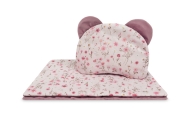 KOMPLET DO WÓZKA VELVET BLOOM PINK