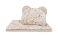 KOMPLET DO WÓZKA VELVET BLOOM BEIGE