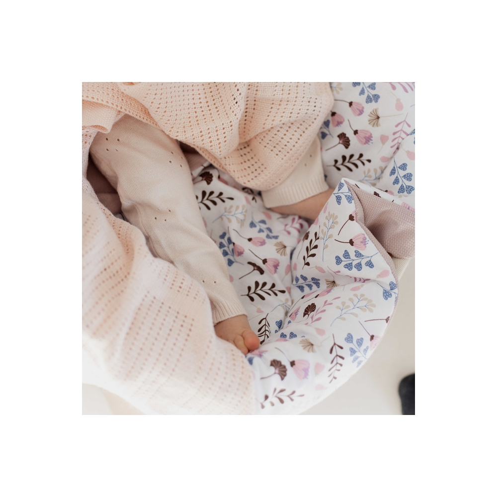 VELVET TWIGS PINK vežimėlio komplektas-Miegui, Patalynė vaikams ir kūdikiams, Pagalvės, antklodės-e-vaikas