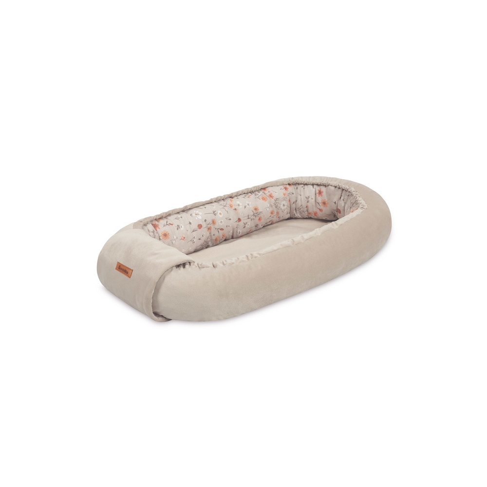 KOKON VELVET BLOOM BEIGE 80X45-Miegui, Lopšiukai-e-vaikas