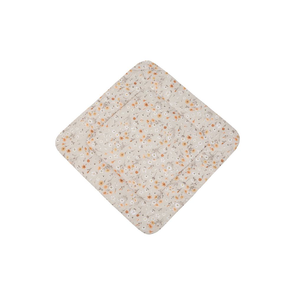 ROŻEK VELVET BLOOM BEIGE 75X75