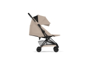 Sportinis vežimėlis Cybex COŸA Comfort Matt Black, Cozy Beige-Vaikiški vežimėliai, Sportiniai vežimėliai-e-vaikas