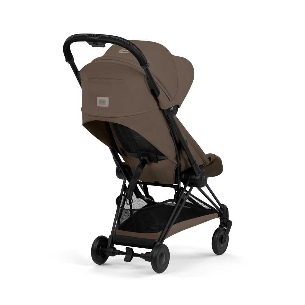 Sportinis vežimėlis Cybex COŸA Comfort Matt Black, Coconut Brown-Vaikiški vežimėliai, Sportiniai vežimėliai-e-vaikas