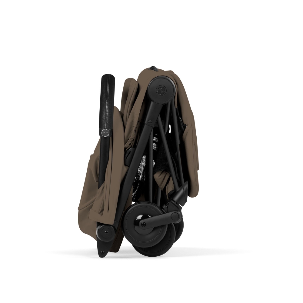 Sportinis vežimėlis Cybex COŸA Comfort Matt Black, Coconut Brown-Vaikiški vežimėliai, Sportiniai vežimėliai-e-vaikas