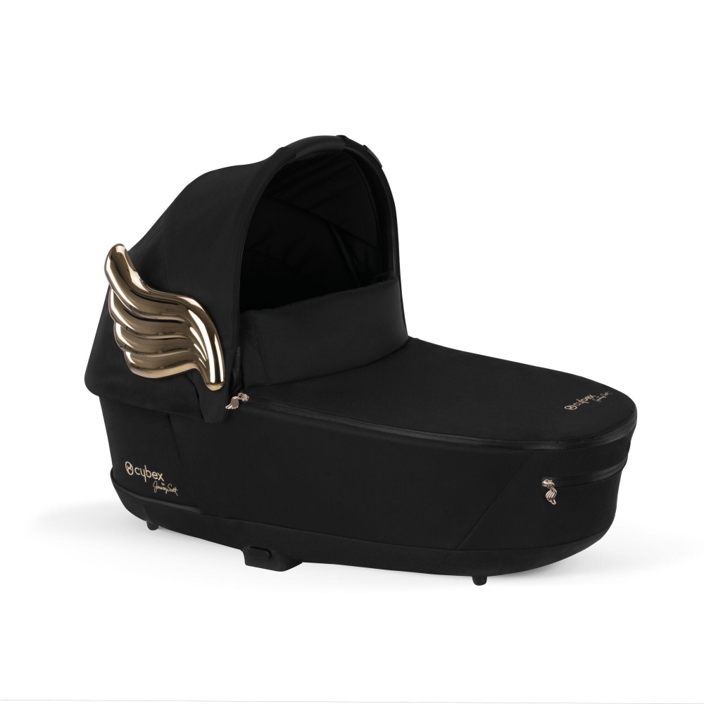 Lopšys Cybex PRIAM Lux Wings, Black-Vaikiški vežimėliai, Lopšiai ir rėmai-e-vaikas