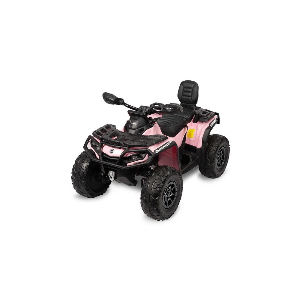 Elektrinis keturratis Toyz Can-Am Outlander, Light Pink-Elektromobiliai vaikams, Keturračiai ir bagiai-e-vaikas