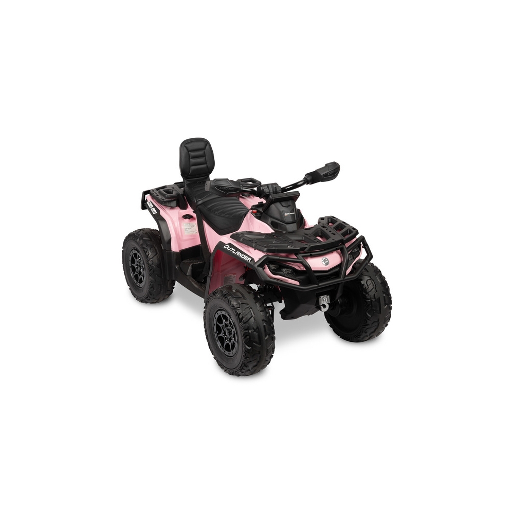 Elektrinis keturratis Toyz Can-Am Outlander, Light Pink-Elektromobiliai vaikams, Keturračiai ir bagiai-e-vaikas