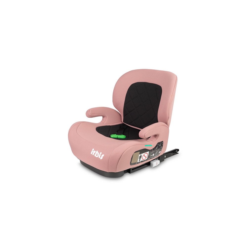 Automobilinė kėdutė IRBIS I-SIZE 125-150cm, Pink-Automobilinės kėdutės, 15-36 kg-e-vaikas
