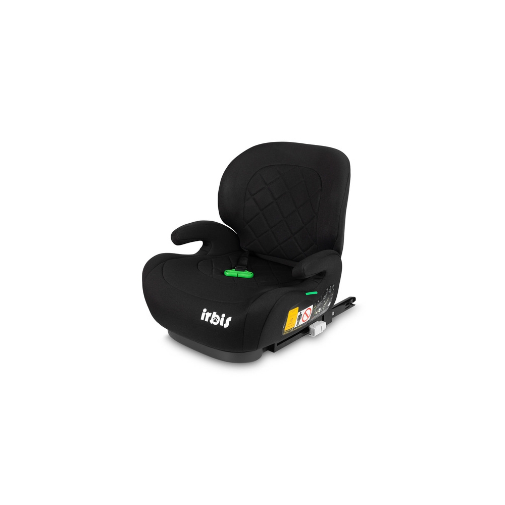 Automobilinė kėdutė IRBIS I-SIZE 125-150cm, Black-Automobilinės kėdutės, 15-36 kg-e-vaikas