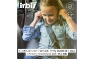 FOTELIK IRBIS I-SIZE BLACK (125-150)