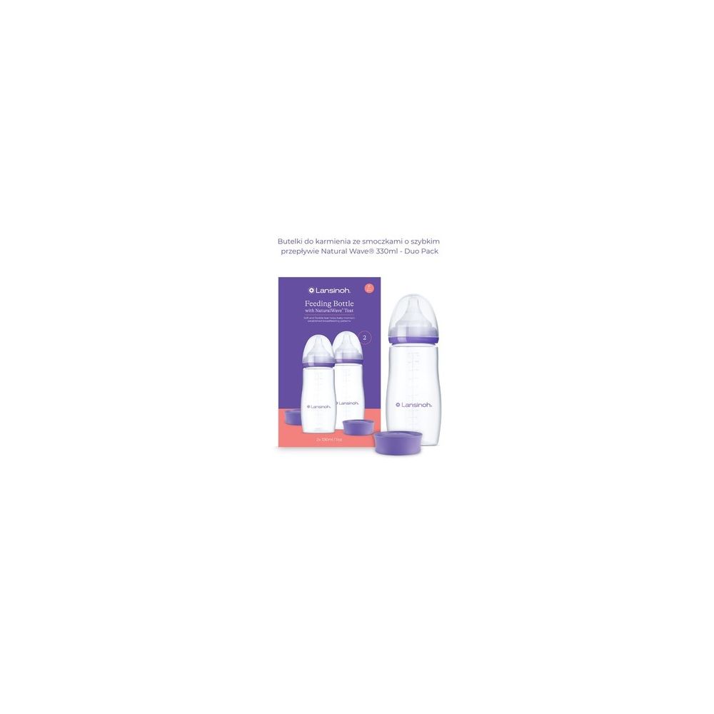 5999 BUTELKA 330ML X 2 + SMOCZEK NW LANSINOH