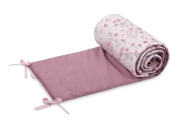 VELVET BLOOM PINK lovelės apsauga-Miegui, Patalynė vaikams ir kūdikiams, Lovytės apsaugos-e-vaikas