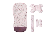 WKŁADKA DO WÓZKA DELUXE VELVET BLOOM PINK