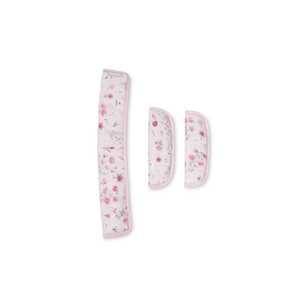 WKŁADKA DO WÓZKA DELUXE VELVET BLOOM PINK