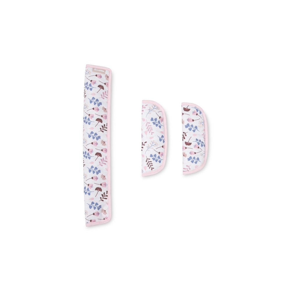 WKŁADKA DO WÓZKA DELUXE VELVET TWIGS PINK