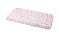 SPAUDINUOTAS MEDVILNINIS LAKŠTAS „BLOOM PINK“ 60X120-Miegui, Patalynė vaikams ir kūdikiams, Paklodės-e-vaikas