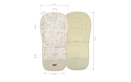 WKŁADKA DO WÓZKA 3D BLOOM BEIGE