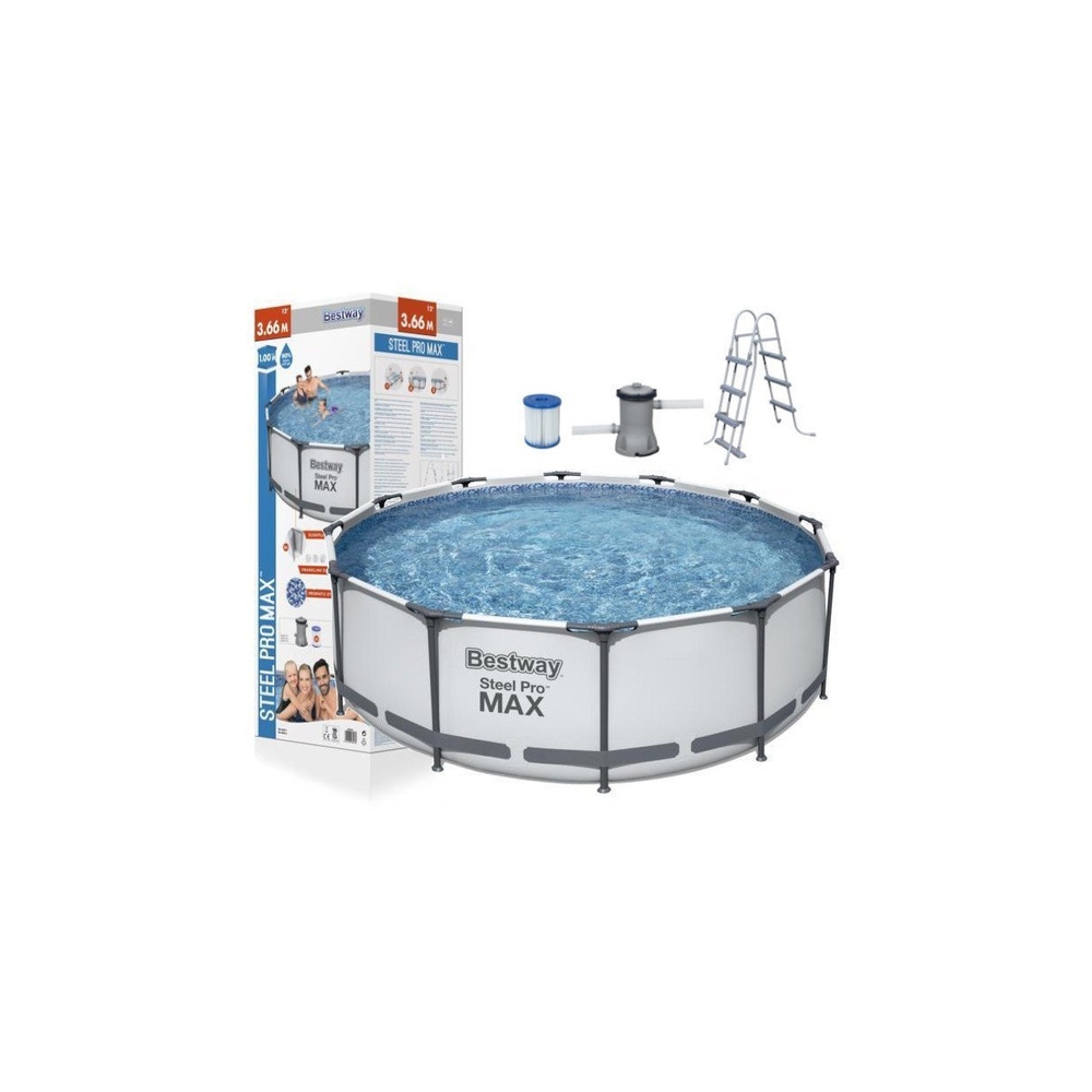 Basen Ogrodowy Stelażowy 366 x 100 cm Bestway 56418