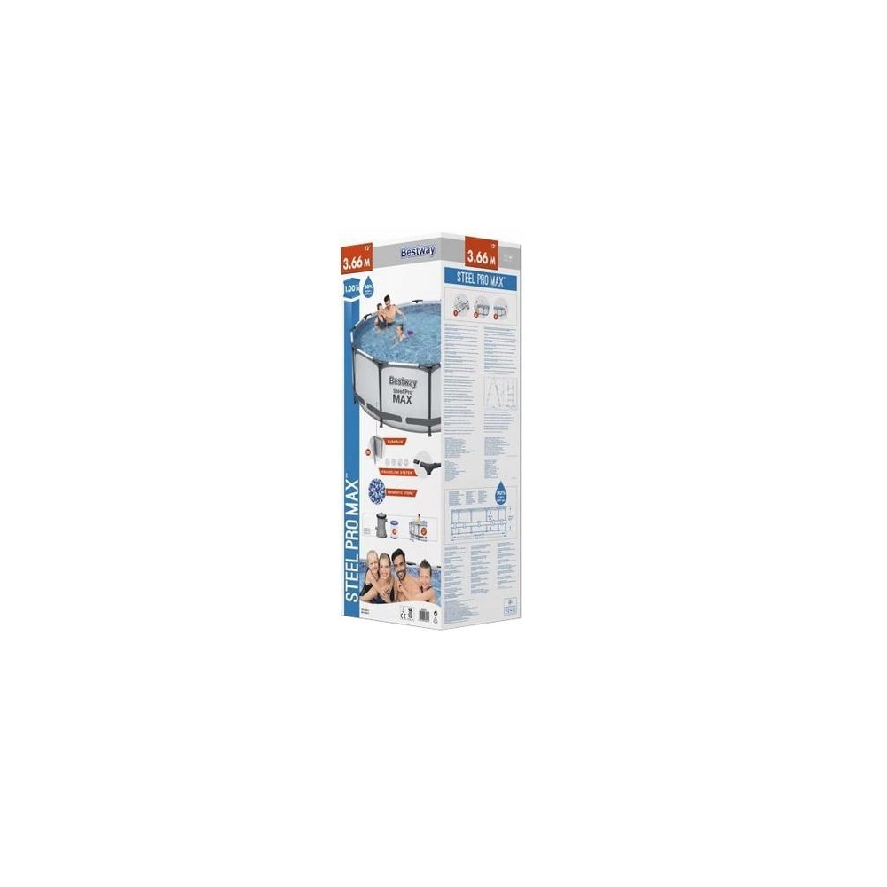 Basen Ogrodowy Stelażowy 366 x 100 cm Bestway 56418