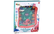 Gra Zręcznościowa Mini Pinball Gra z Kulką Różowa