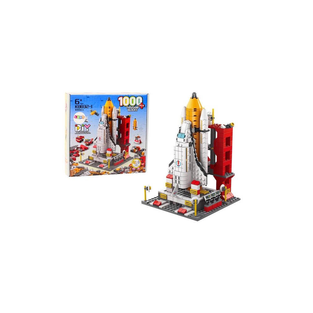 Konstruktorius Kosminė raketa 6-in-1 Kosmosas ir transporto priemonės, 1000 detalių-Žaislai, Konstruktoriai, Lego, statybiniai b