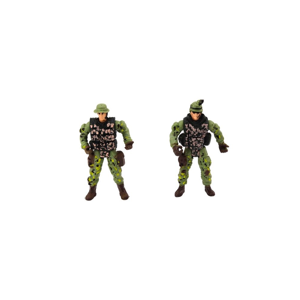Zestaw Militarny Wojskowy Łódź Bojowa Żołnierze Akcesoria Dźwięki