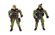 Zestaw Militarny Wojskowy Łódź Bojowa Żołnierze Akcesoria Dźwięki