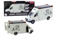 Auto Transporter Koni Otwierane Drzwi Światło Dźwięk Biały