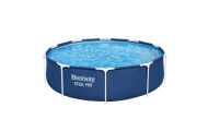 Basen Ogrodowy Stelażowy Z Pompą Niebieski 305 cm x 76 cm Bestway 56679