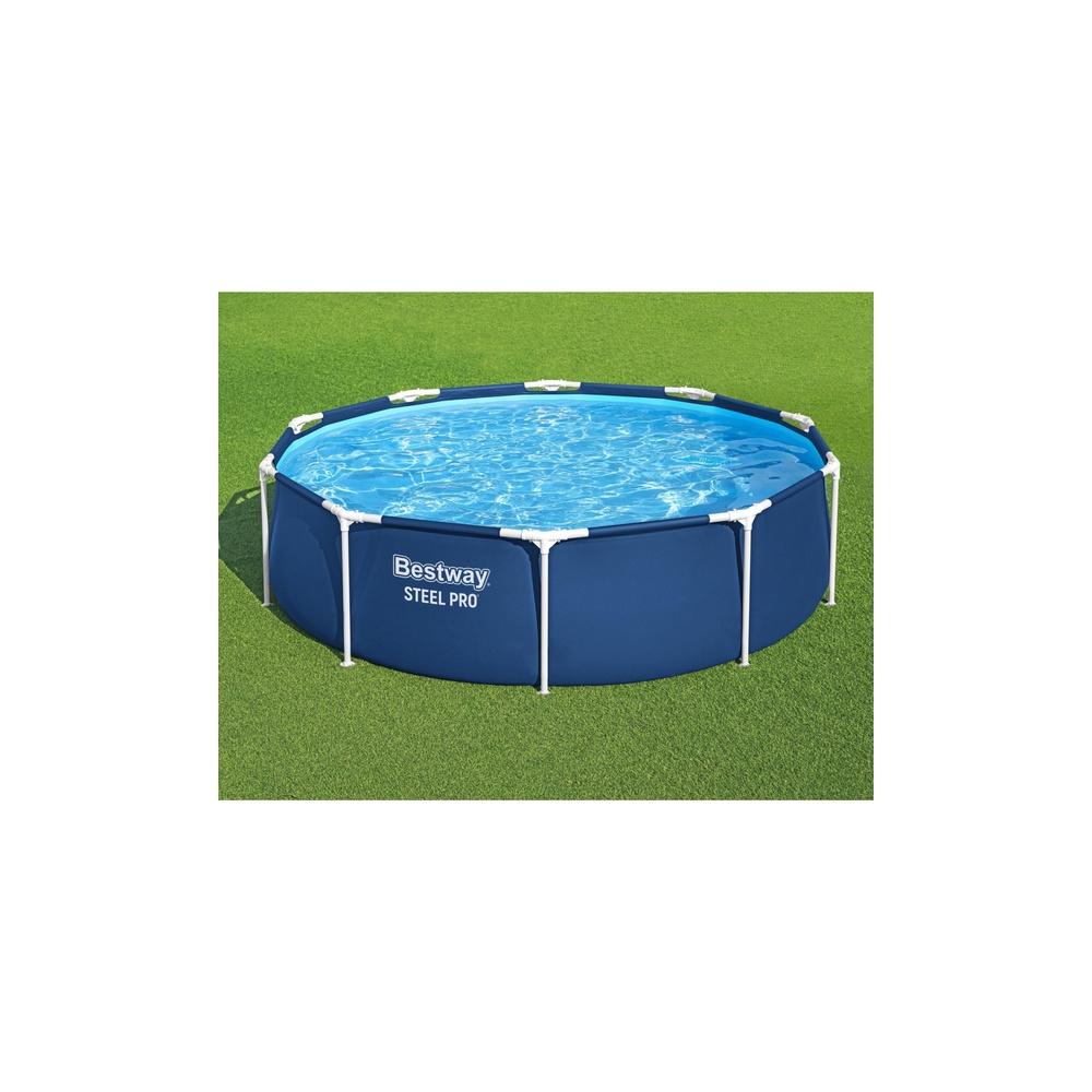 Basen Ogrodowy Stelażowy Z Pompą Niebieski 305 cm x 76 cm Bestway 56679