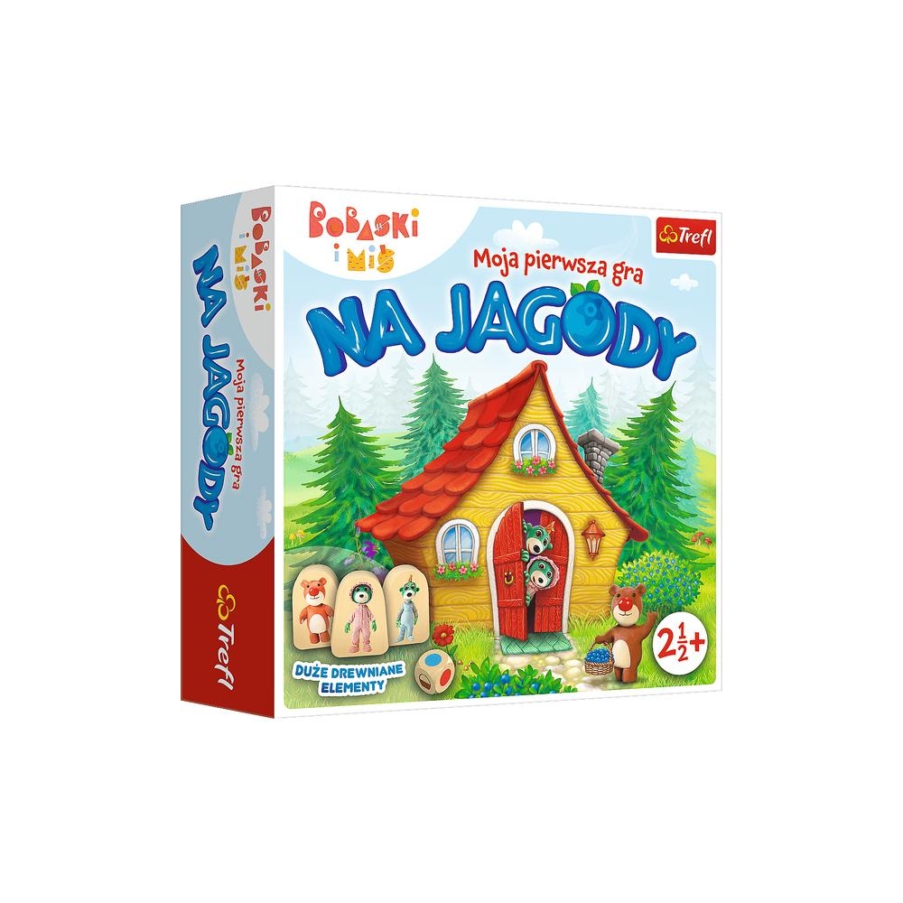 Moja pierwsza gra Na Jagody Bobaski i Miś Trefl 02063