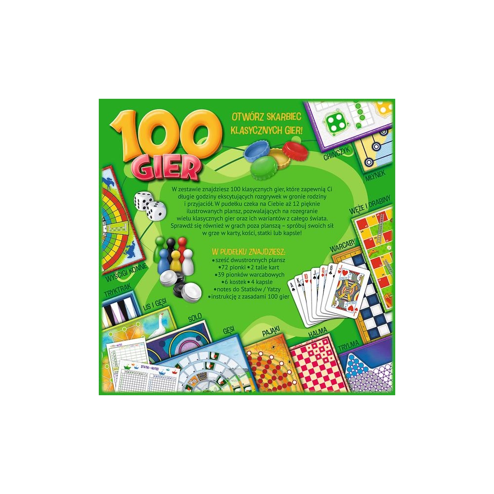 Gra planszowa 100 gier Trefl 02117