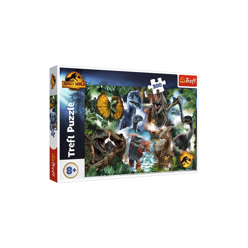 Puzzle - 300 - Ulubione dinozaury - Universal Jurassic World - Trefl 23013