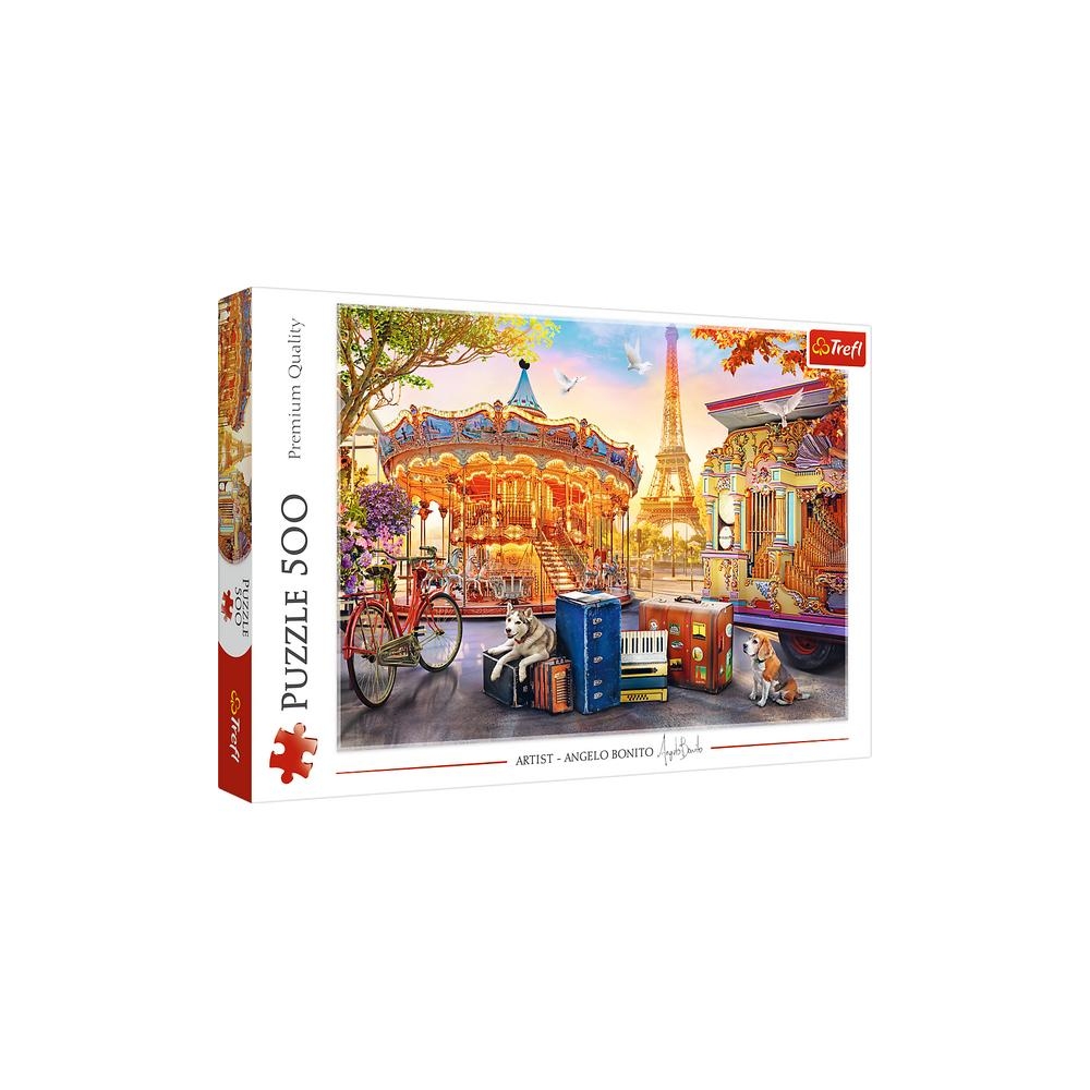 Puzzle - 500 - Wakacje w Paryżu - Trefl 37426