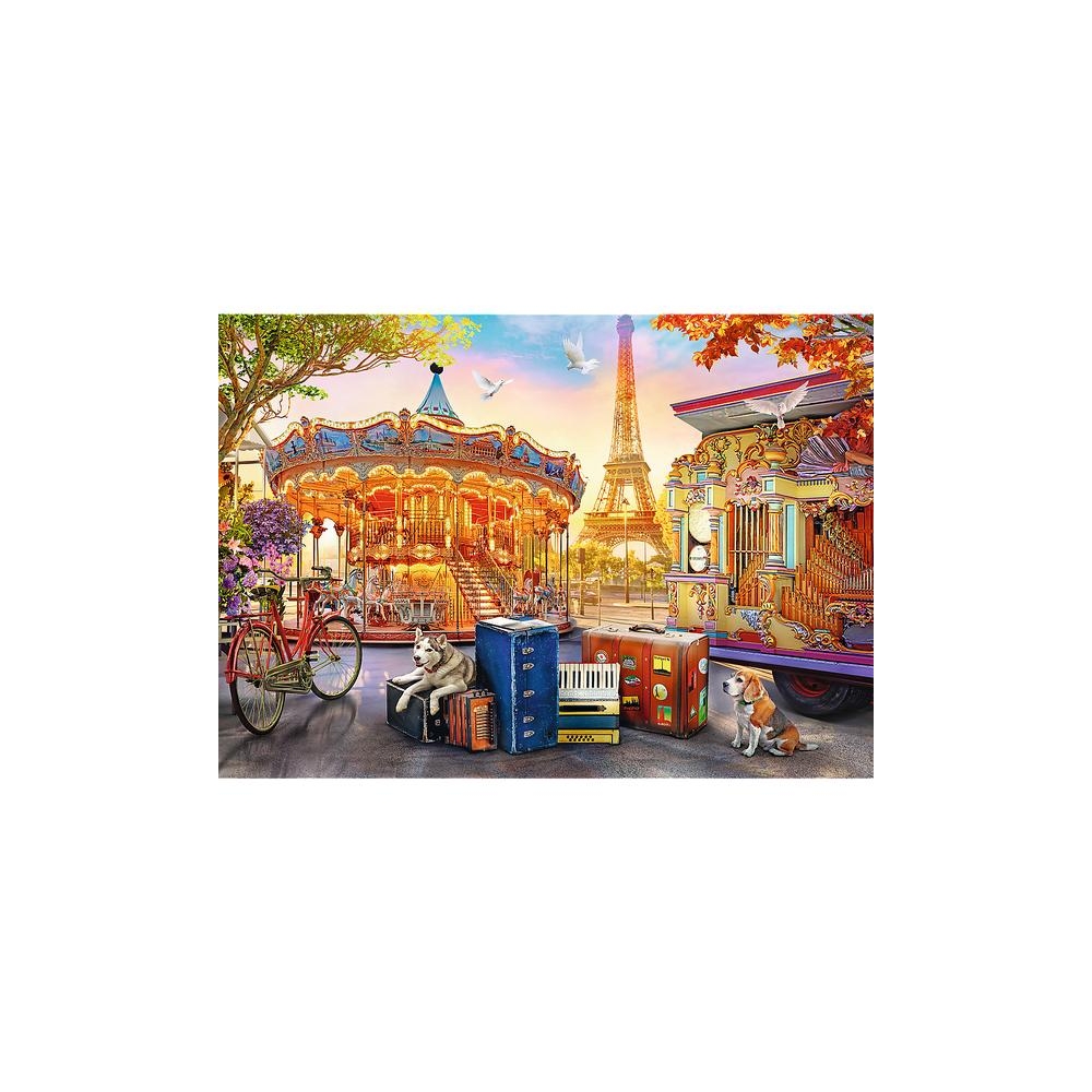 Puzzle - 500 - Wakacje w Paryżu - Trefl 37426