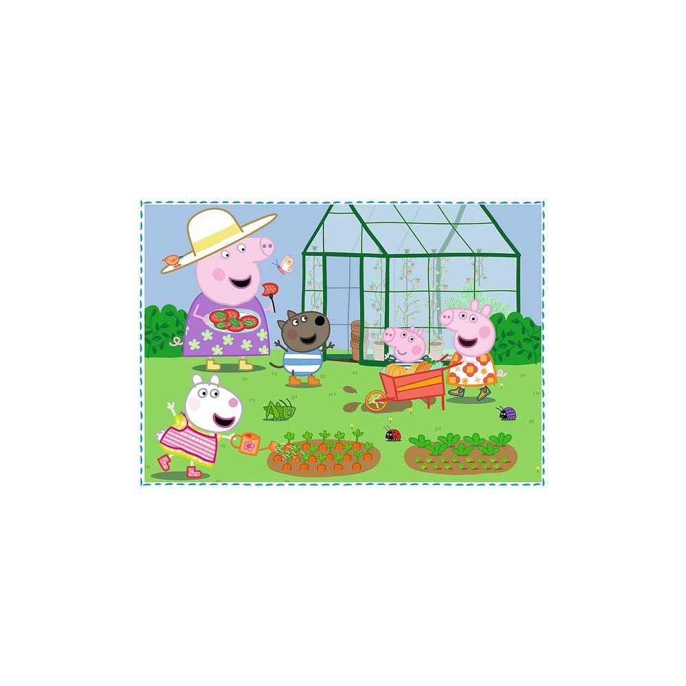Dėlionė – 4-in-1 (12, 15, 20, 24) – Atostogų prisiminimai – Peppa Pig – Trefl 34359-Žaislai, Dėlionės, Dėlionės iki 500 detalių-