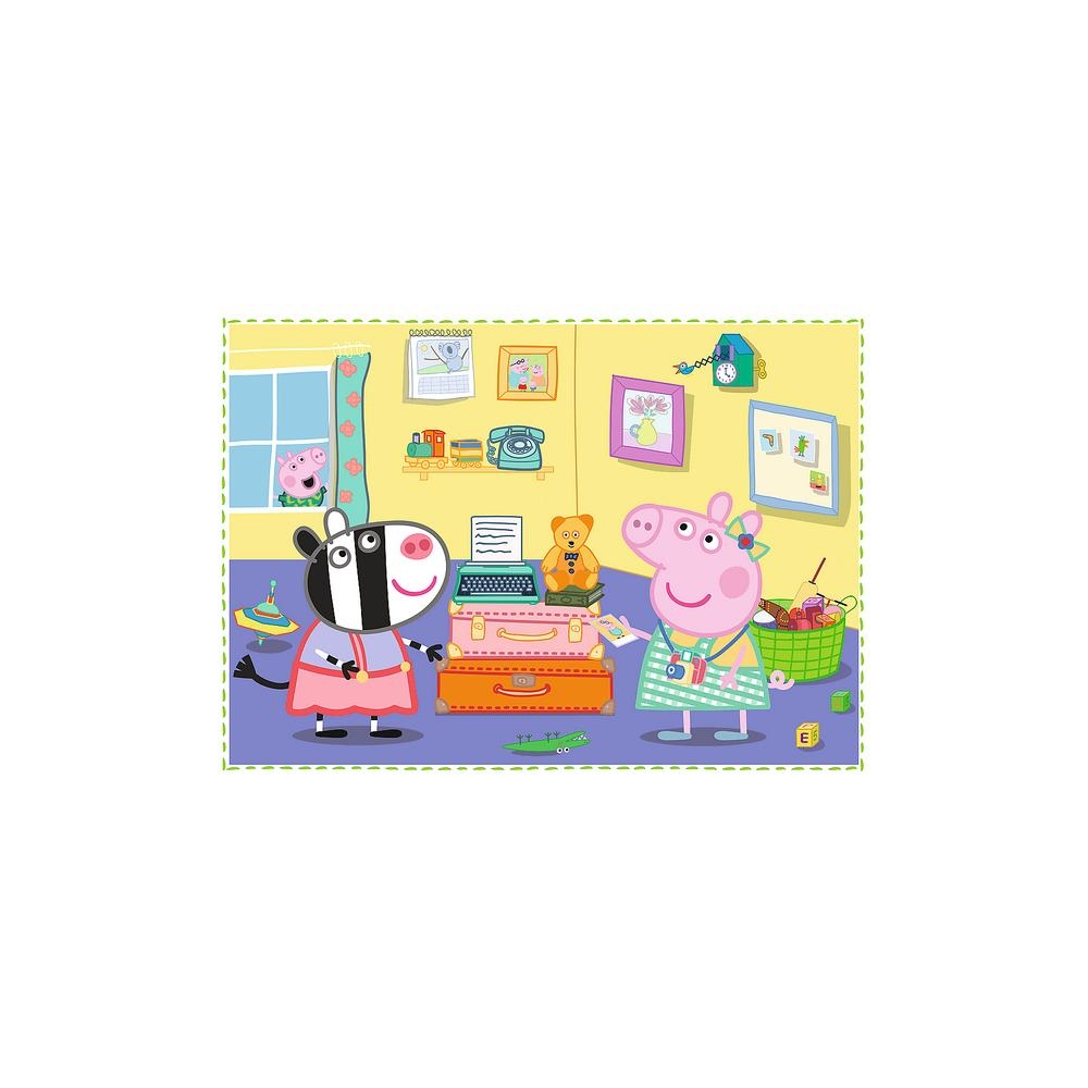 Dėlionė – 4-in-1 (12, 15, 20, 24) – Atostogų prisiminimai – Peppa Pig – Trefl 34359-Žaislai, Dėlionės, Dėlionės iki 500 detalių-