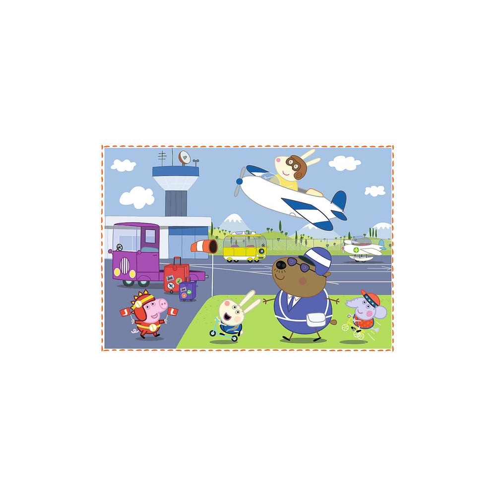 Dėlionė – 4-in-1 (12, 15, 20, 24) – Atostogų prisiminimai – Peppa Pig – Trefl 34359-Žaislai, Dėlionės, Dėlionės iki 500 detalių-