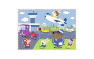 Puzzle - 4w1 (12,15, 20, 24) - Wspomnienia z wakacji - Świnka Peppa - Trefl 34359