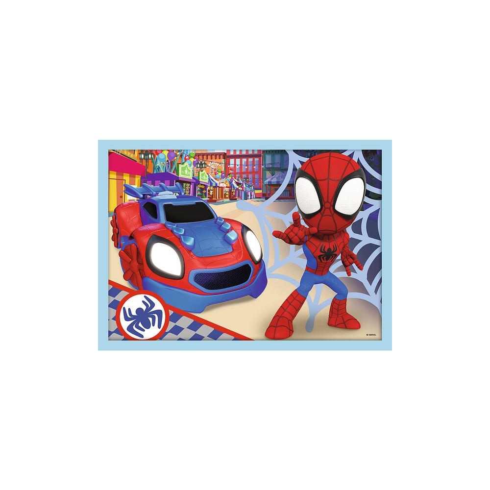 Puzzle - 4w1 (12, 15, 20, 24) - Ekipa Spiday"a - Trefl 34611