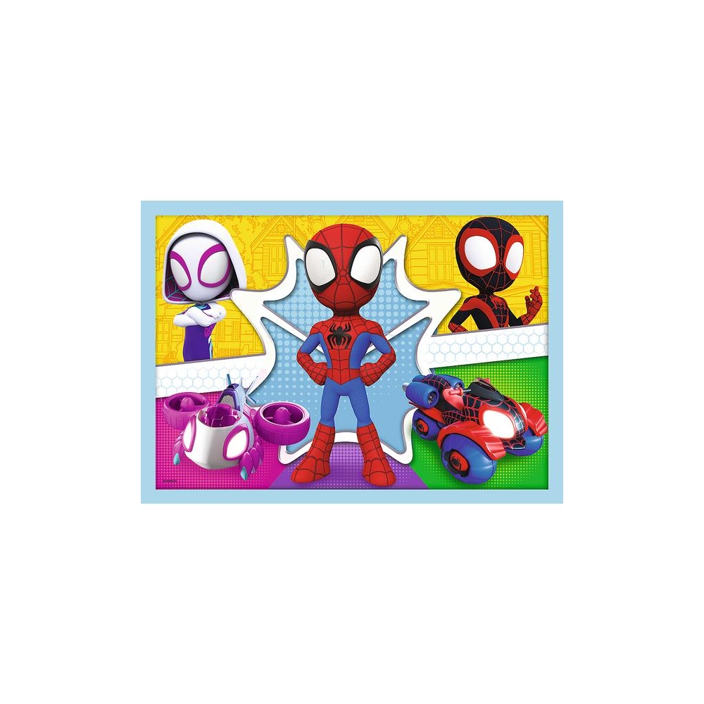 Puzzle - 4w1 (12, 15, 20, 24) - Ekipa Spiday"a - Trefl 34611