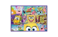 Puzzle - 4x250 - Szalony świat Sponge Boba - Trefl 13342