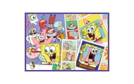 Puzzle - 4x250 - Szalony świat Sponge Boba - Trefl 13342