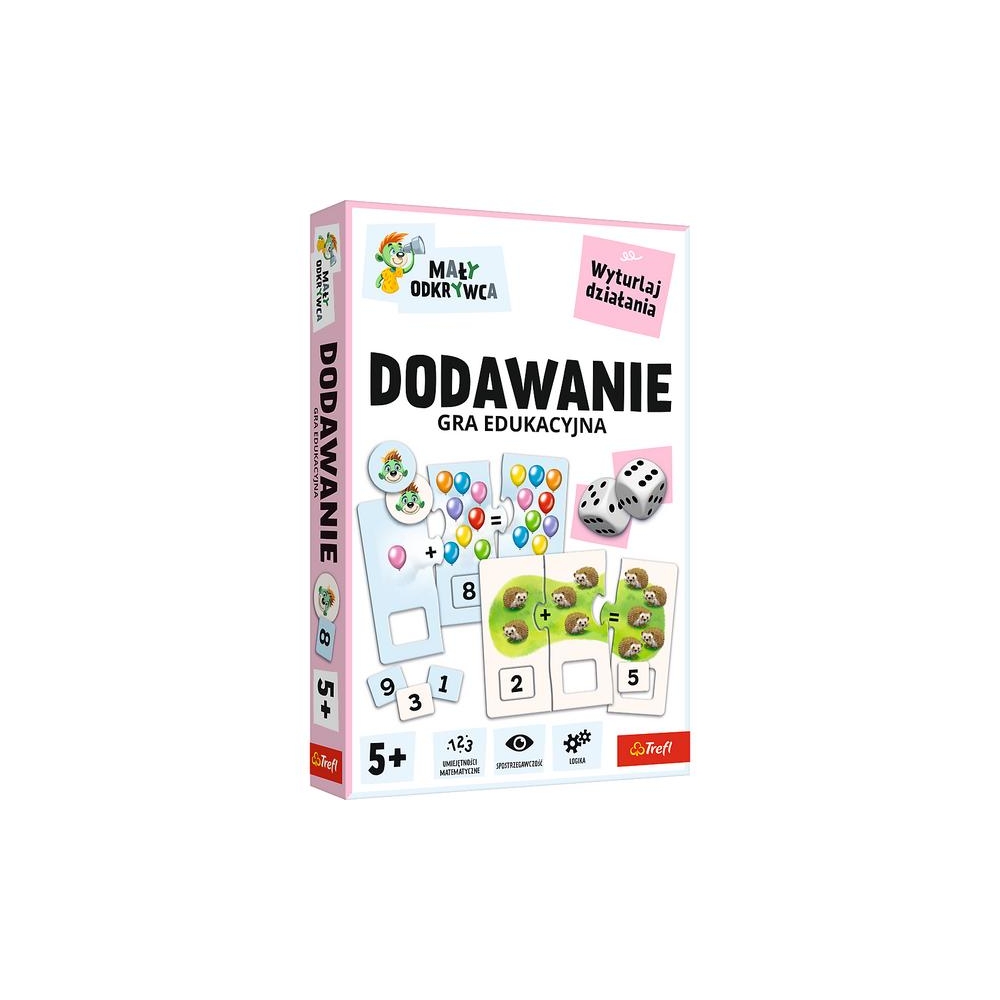 Gra dla dzieci Dodawanie Mały odkrywca Trefl 02805