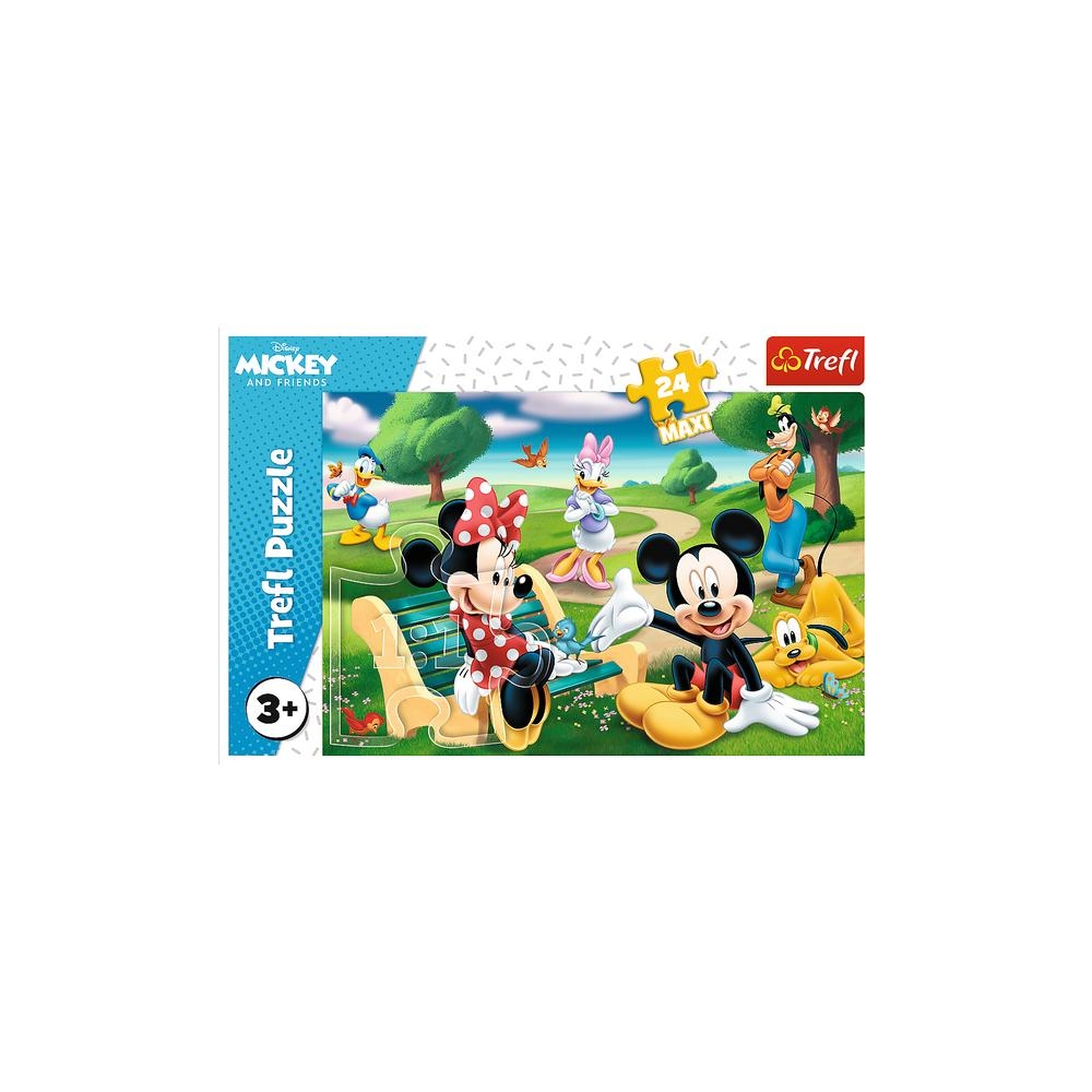 Puzzle - 24 Maxi - Myszka Miki w gronie przyjaciół - Disney - Trefl 14344
