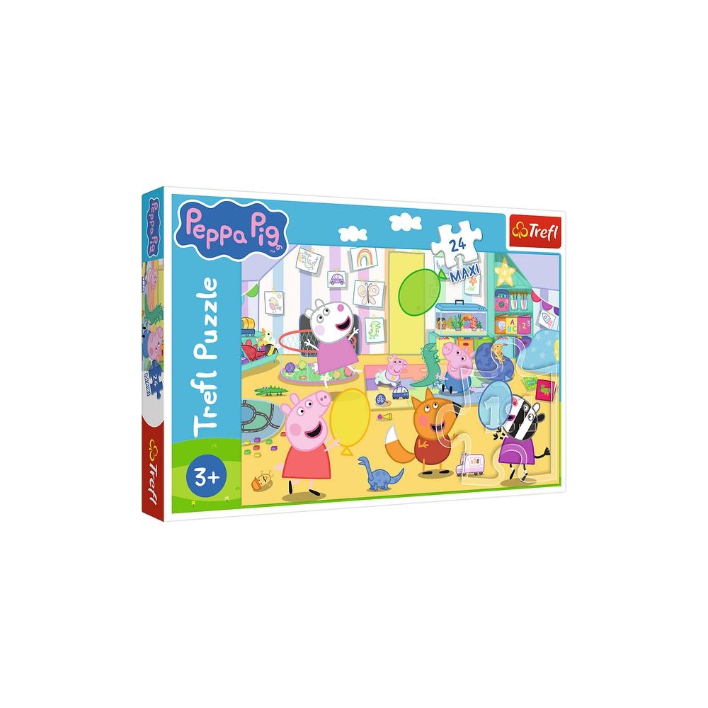 Puzzle - 24 Maxi - Piękna Peppa - Świnka Peppa - Trefl 14367